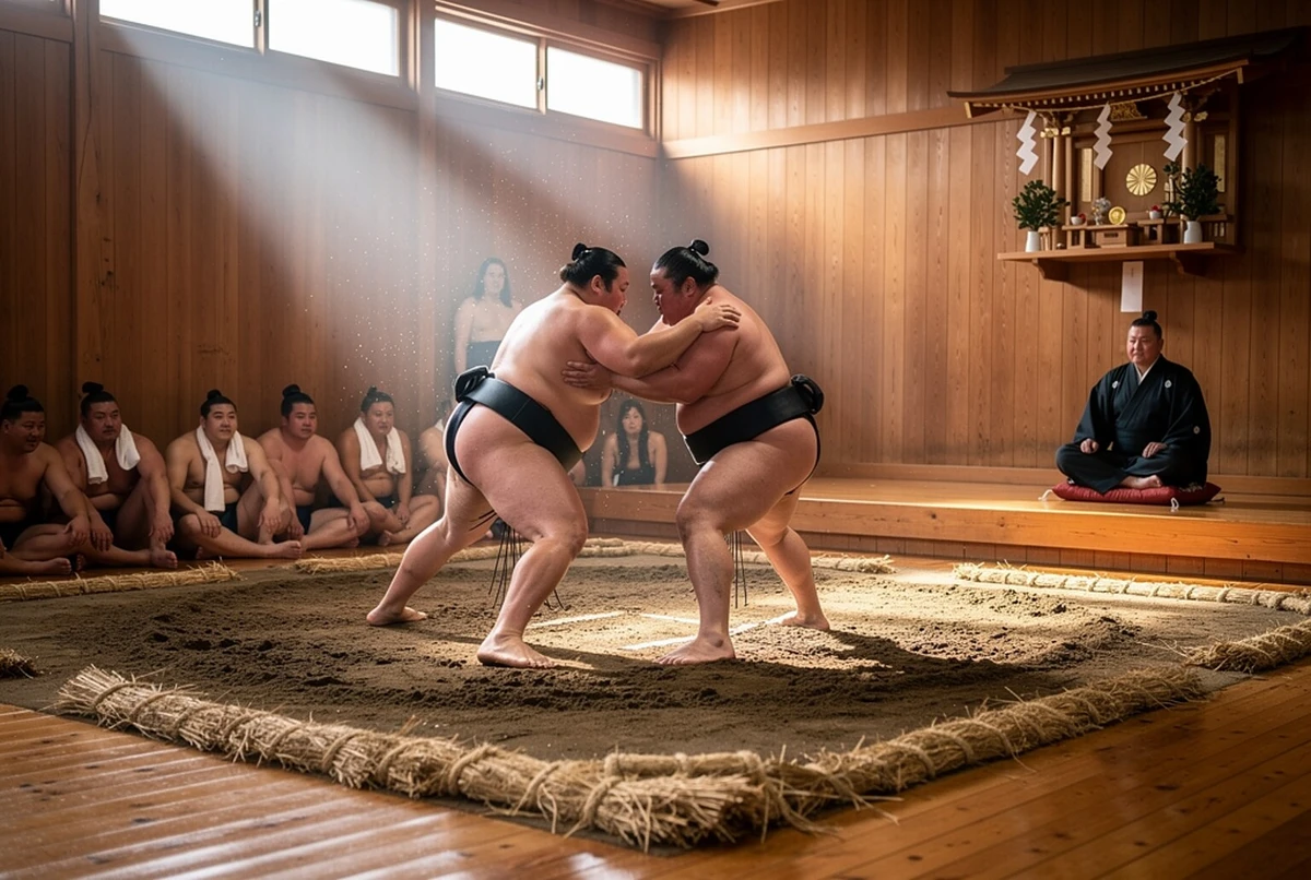 Sumo Morning Practice Tour at a Real Sumo Stable Tokyo