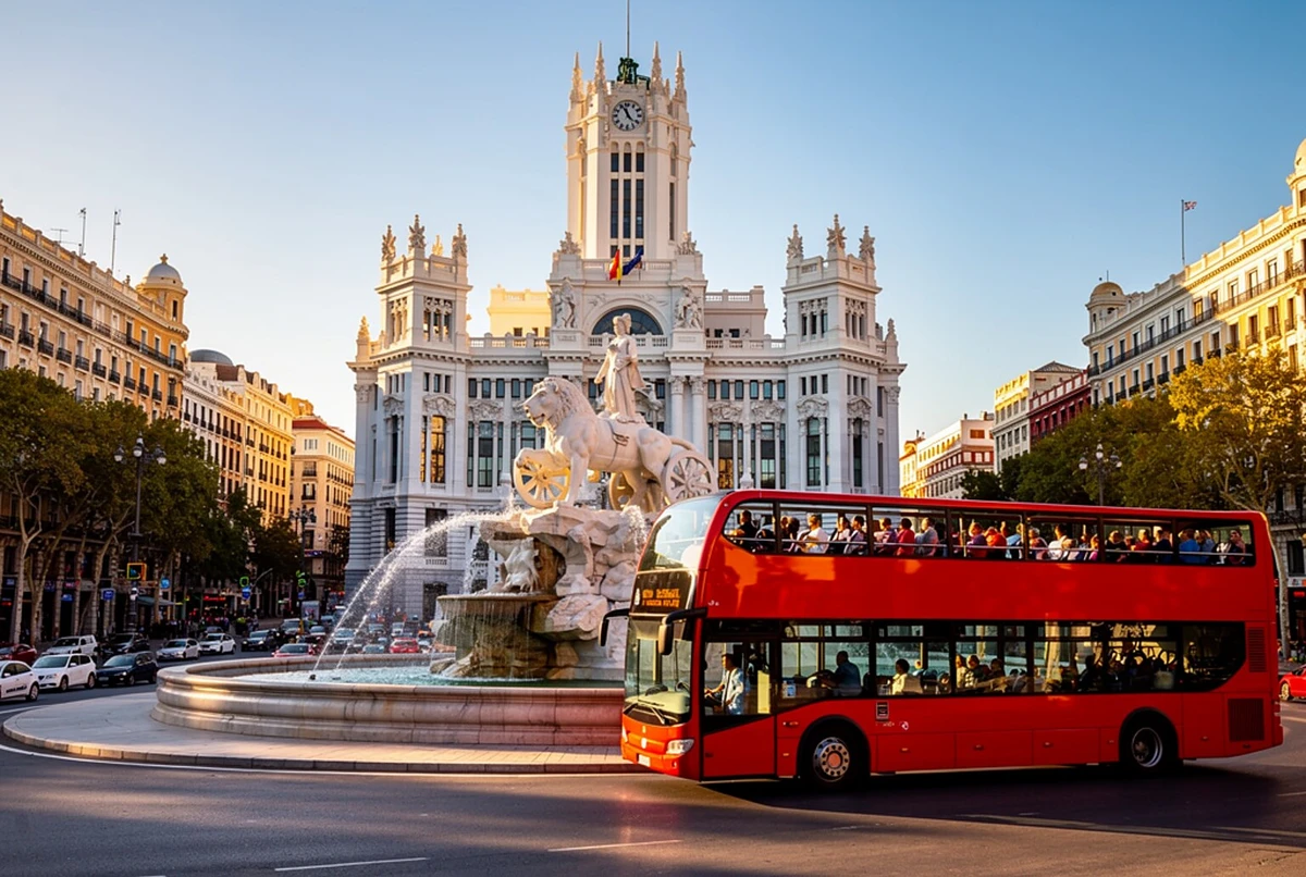 Madrid Hop-On Hop-Off Sightseeing Bus Tour