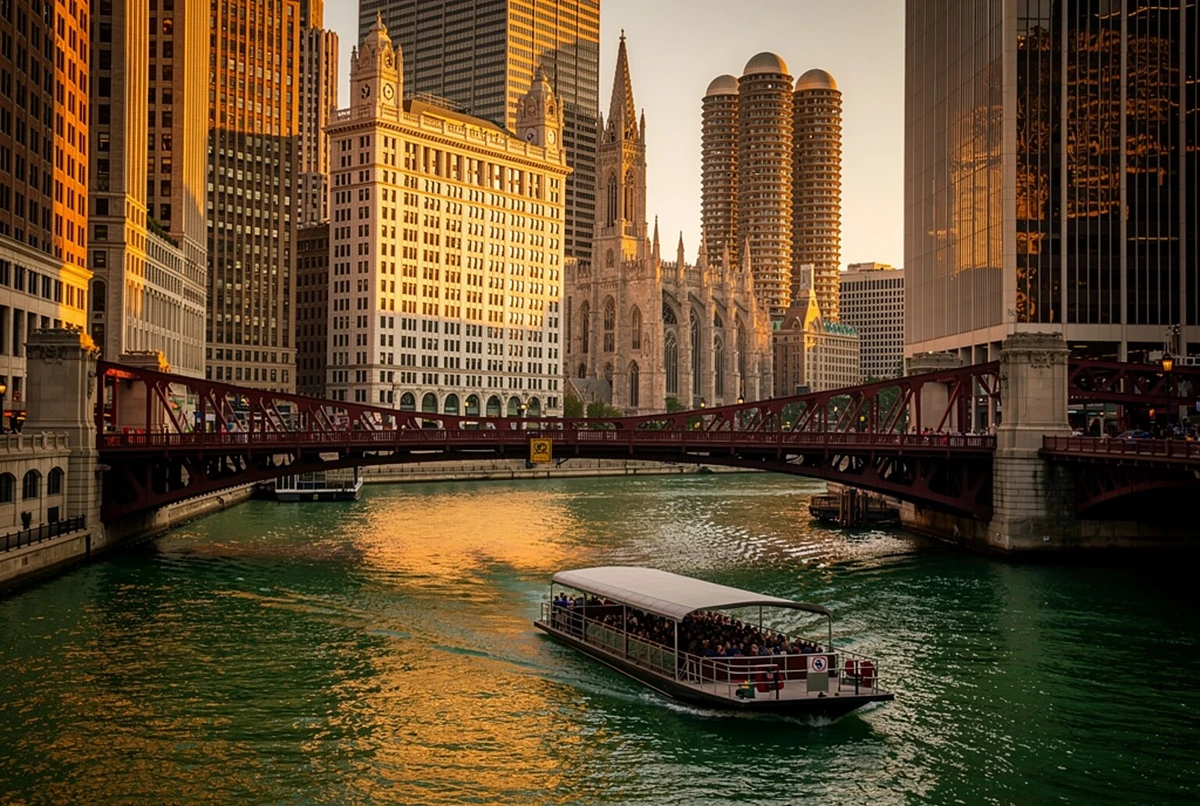 Chicago River Architecture Cruise with Live Expert Guide