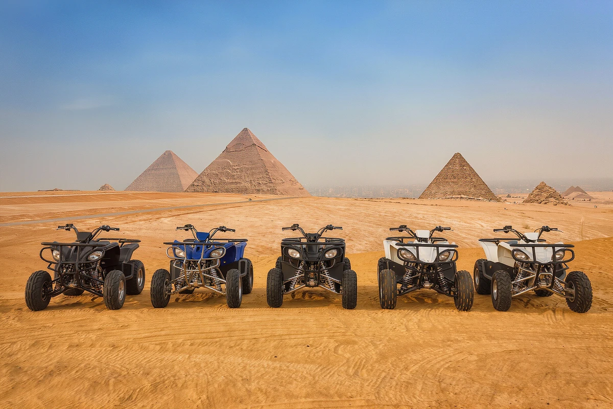 Private Giza Pyramids Quad Bike Safari with Camel Option Cairo