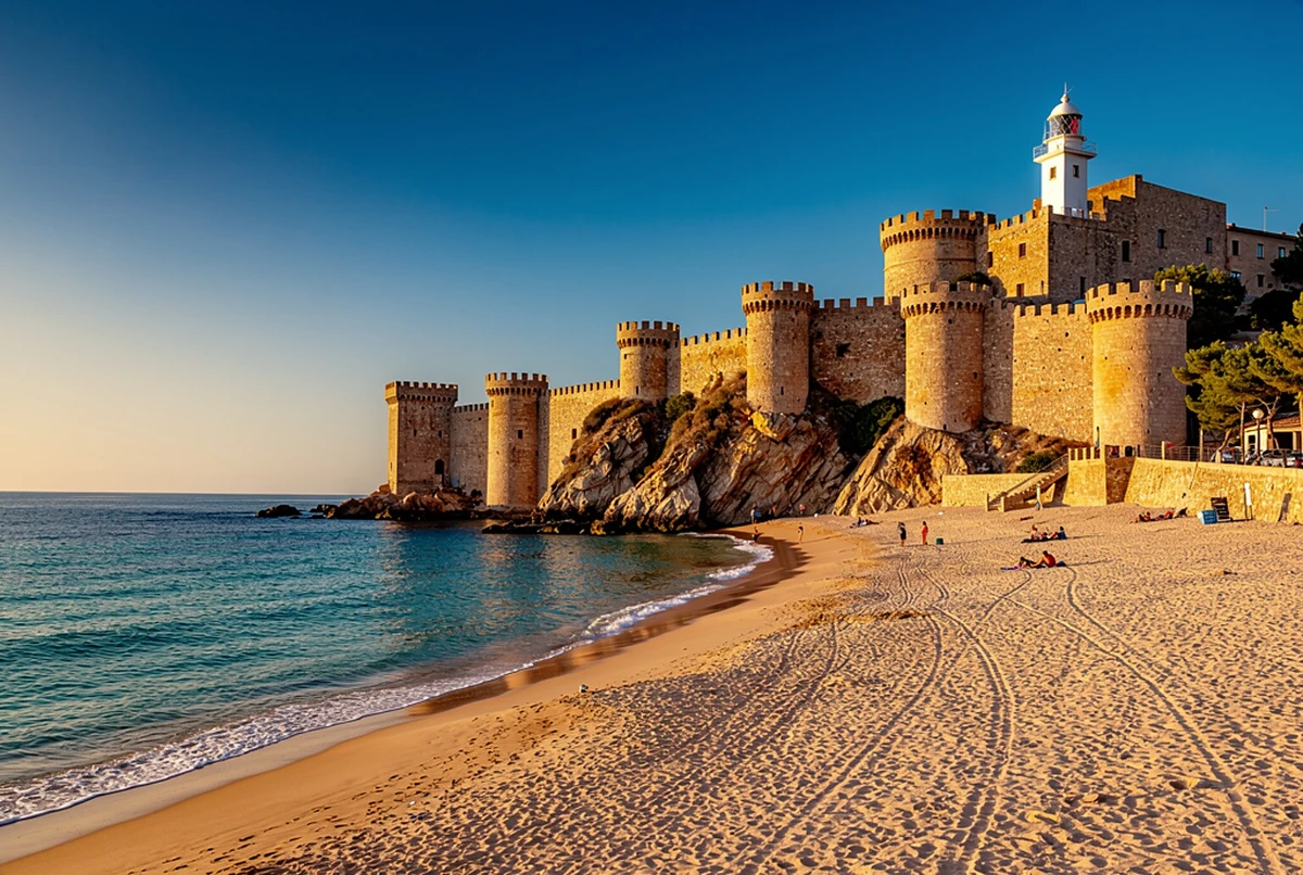 Tossa de Mar Day Trip from Barcelona with Old Town Walk & Beach Time